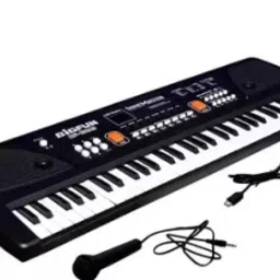 tenmar Big Fun 61 Keys Electronic Piano Keyboard with Led Display (Multicolor) image 2