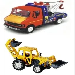 Tow Truck With JCT | Action Play Friction Vehicle Toy Set – Kids Combo Pack-image-32