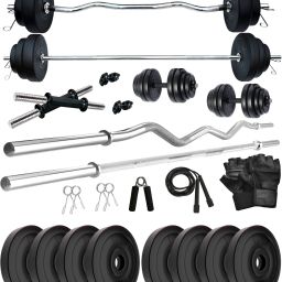 40 kg PVC 40 KG COMBO 343-WB Home Gym Combo-image-82