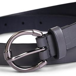 belwaba Women Casual Black Artificial Leather Belt-picture-0