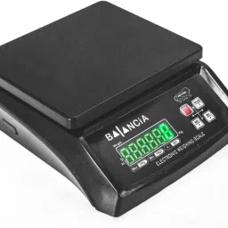 Tenant Balanc 30kg Double Display High Quality Weight Machine For Kitchen/Shop With Power Adapter & 4V Re-Chargeable Battery Weighing Scale (Black) (Platform Size- 170 x 210mm, Dual Display, On Off Memory Function,grocery,kata,taraju,shop,computer electronic vajan kata , tarazu , jewellery , sabzi ,4V Re-Chargeable Battery) # Made in India Weighing Scale (Black) Weighing Scale-5