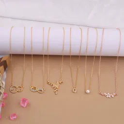 brass necklaces chain pendent locket jewellery Gold-plated Plated Brass Necklace-27