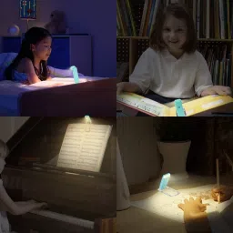 muid Book Reading Light With Clip, Color And Brightness Adjustable Mode, Rechargeable Study Lamp image 5