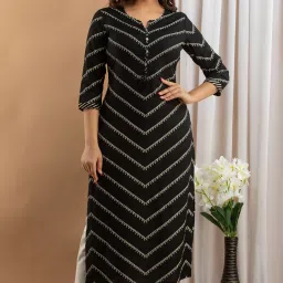Women Chikan Embroidery Viscose Rayon Straight Kurta-image-88