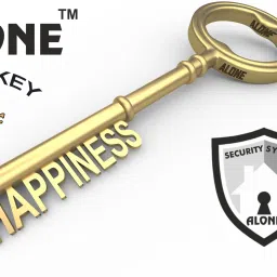 alone Steel Shutter 90mm Combo Lock for Home Gate Shop Shutter 4 Computer Keys Lock Lock image 4