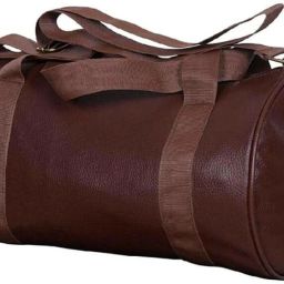 25 L Gym Duffel Bag - Artificial Leather Tendy Sports and Gym Bag for Daily Use (Brown)â¦ - Brown-image-80