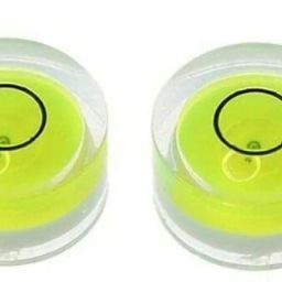 Pack of 2 Spirit Level Bullseye Micro Button Level Perfect Level of Various Things(15mm) Non-magnetic Bull's Eye Level-19