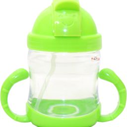 Baby Sippy Bottle/Cup/ Water Juice Unbreakable Sipper Straw & Twin Base Handles-image-95