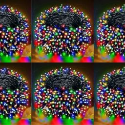 40 LEDs 11 m Multicolor Steady Bulb Rice Lights-15