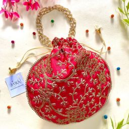 Women Red Potli-image-85