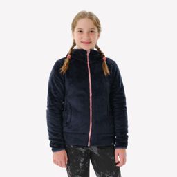 Junior Warm Hiking Fleece Jacket - MH500 Navy Blue (7-15 Yrs)-picture-12