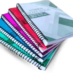 uniqpal Set of 5 A4 Notebook Unruled hai 200 Pages image 5