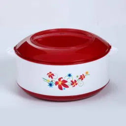 Varmora Imperial Inner Steel Casserole |Hot Pot for Kitchen| Chapati Box Microwave-Safe - 2500ml- Red-picture-14