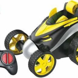 Stunt Dump Truck Remote Control Toys (Yellow)-image-3