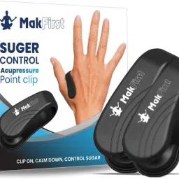 MakFirst Original PACK OF 2 Sugar Control Acupressure Clip Li4 for Diabetes LI4 Acupressure Clip for Headache Migraine Tension Stress Relief Massager-image-40