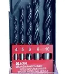 kshivi DB 41 Combo 13 Pcs HSS Bits And 5 Pcs Wood Working Drill Bit Set (Pack Of 2) image 2