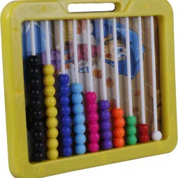 ratnas Premium Quality 2 in 1 Classic Counting slate.Write & Count.(Yellow) image 4
