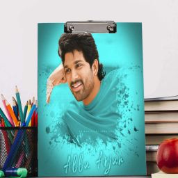 Allu Arjun Digital reprint examination pad school collage Size 14x10 inch-picture-39