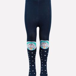 Bonjour Girls Blue Doraemon Printed Knitted Tights-image-78