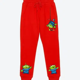 YK Disney Boys Metalic Graphic Printed Mid Rise Joggers-picture-48