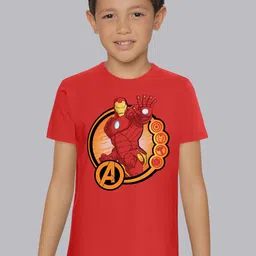 Kids Ville Boys Iron Man Printed Cotton Tshirt-image-62