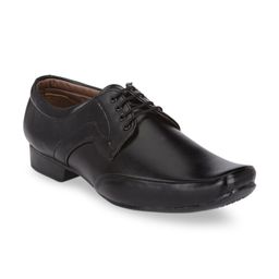 RL Rocklin Men Men Black Solid Synthetic Leather Formal Derbys-image-70