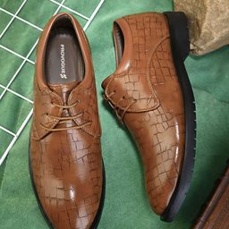Provogue Men Textured Lace-Ups Formal Derbys-image-88