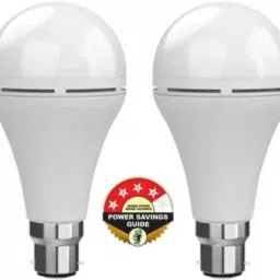 12 W LED BULB PACK OF 2 EMERGENCY LED LIGHT INVERTER LED BULB 4 hrs Bulb Emergency Light-15