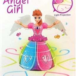 360 Degree Rotational 3D Light & Musical Dancing Angel Doll with Wings-image-23