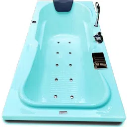 Rex 5.5 Feet Acrylic with Bubble Bath and Filler System (with Side Panel) Free-standing Bathtub-image-20