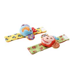 Baby Moo Set of 2 Elephant And Monkey Multicolour Wrist Rattle image 4