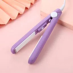 ACHRO TECH 2 in 1 Mini Ceramic Tourmaline Hair Flat Iron Women Beauty Mini Professional Hair Straighteners Flat Iron. Hair Straightener-image-56