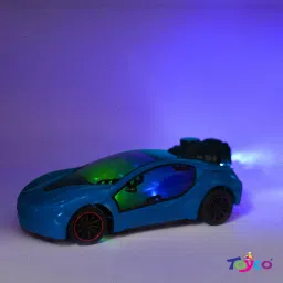 toyco Rechargeable Famous Remote Control Car with Smoke System & 3D Flashing Lights image 5