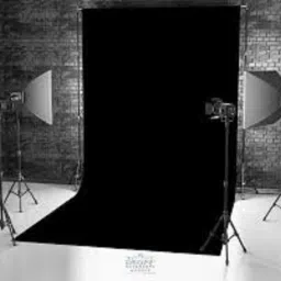 CAMSIYA Black Curtain for Photo Shoot Background, Backdrop, Screen For Photography, VFX Editing, YouTube (8X9 Feet) Cloth Curtain Reflector-picture-10