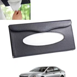 Universal Leatherite Rectangle Black Tissue Box For Car/office/Home-46 Vehicle Tissue Dispenser-image-44