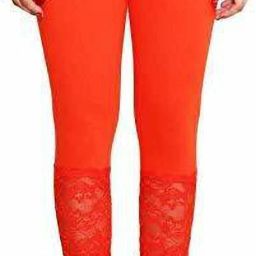 LACE CAPRI Women Red Capri-image-59