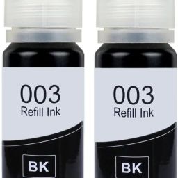 GPN PRINT 003 Refill Ink Compatible for Epson for L3110, L3150, L3250, L3252 L3101, L3210 Black - Twin Pack Ink Bottle-7