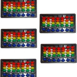MULTICOLOR 7 ROD ABACUS KIT SET OF 5-98