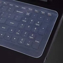 ABHI HUB ABHI SILICONE KEYBOARD PROTECTOR SKIN 15.6 INCH AND14 INCH(TRANSPARENT SKIN) DEKSTOP , ALL LAPTOP Keyboard Skin image 2