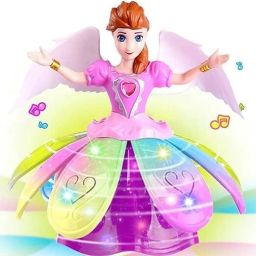 Dancing Angel Girl with Light and Music, Dancing Rotating Musical Doll-picture-12