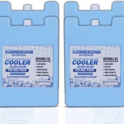 2 L Plastic Ultra Slim Ice Cooler Gel Pack for Cold/Beverage Carrier Ice Bucket-image-57