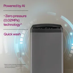 godrej 7.5 kg Inbuilt Heater with Unbalanced Load Sensing Fully Automatic Top Load with In-built Heater Grey image 3