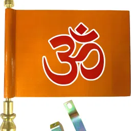 Premium OM Printed Car Bonnet Flag Religious Rectangle Car Window Flag-image-9