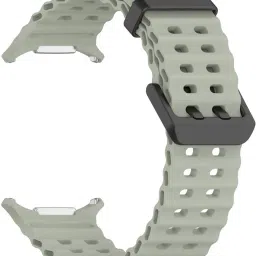 EBOYSIS Ocean Silicone Watch Band For Samsung galaxy watch7 Soft Strap For Galaxy Watch 7 Ultra 47MM Breathable Holes Design Smart Watch Strap-image-13