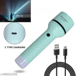 Portable Rechargeable Torch with 4 Mode Light Type C Fast Charging Torch-picture-21
