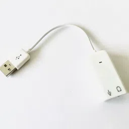 ASTOUND White USB External Sound Card Audio Adapter with Mic-Y6 Phone Converter-picture-12