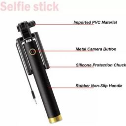 Sharp beak UNIVERSAL WIRED HANDHELD MONOPOD FOR PHONE HOLDER OR PHOTOGRAPHY VIDEO RECORDING YOUTUBE REELS & CAPUTURE Cable Selfie Stick image 2