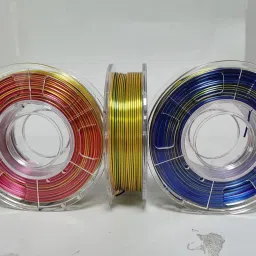 White+Yellow+Green PLA Filament Silk PLA Extruder-33