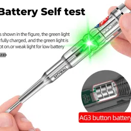 goodsbazaar LED Light Screwdriver Tester Pen Analog Voltage Tester image 2