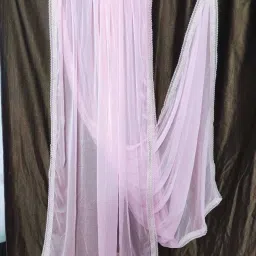 Chiffon Solid Pink Women Dupatta-image-13